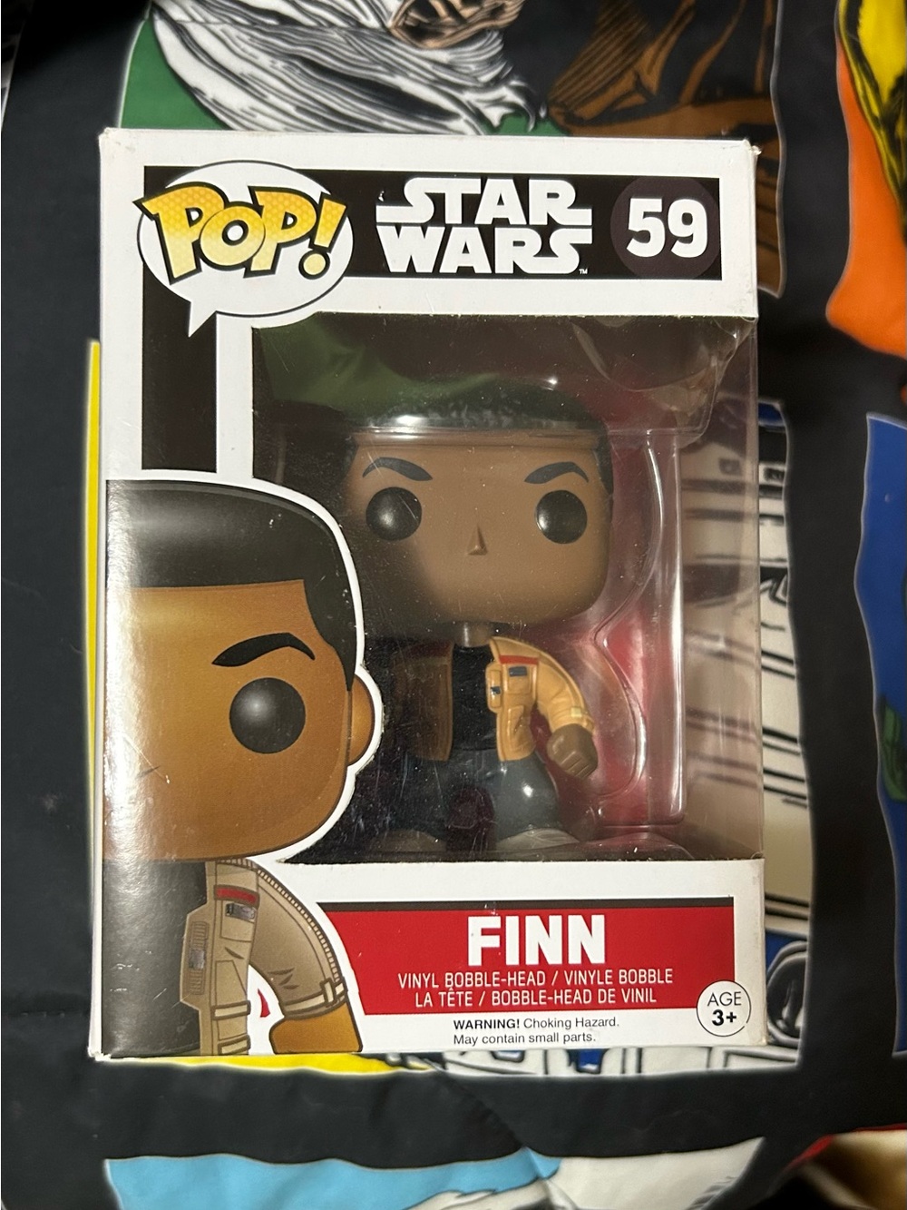 Star Wars Finn Pop! Figure - Brown, Black, Tan, Red
